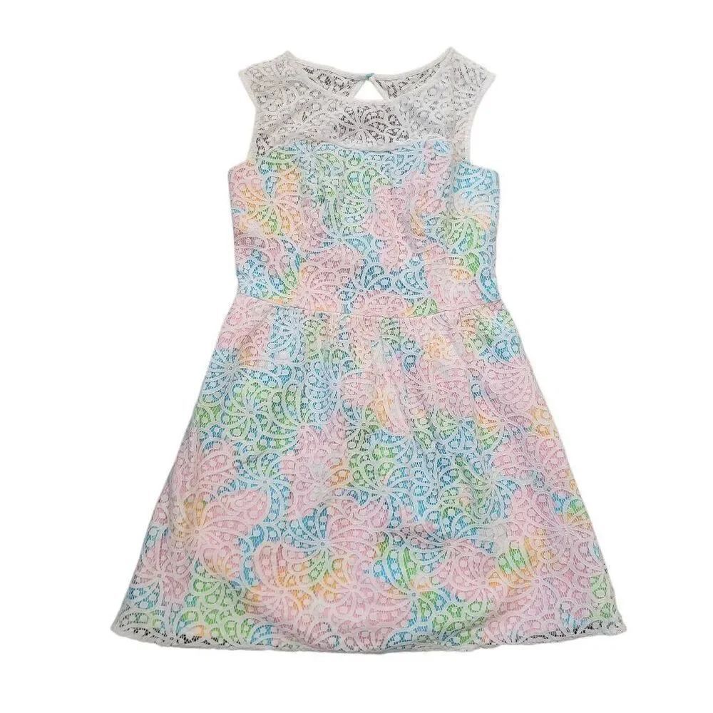Lilly Pulitzer Dress Women's 2 White Morrison Dress Salisbury Lace Resort